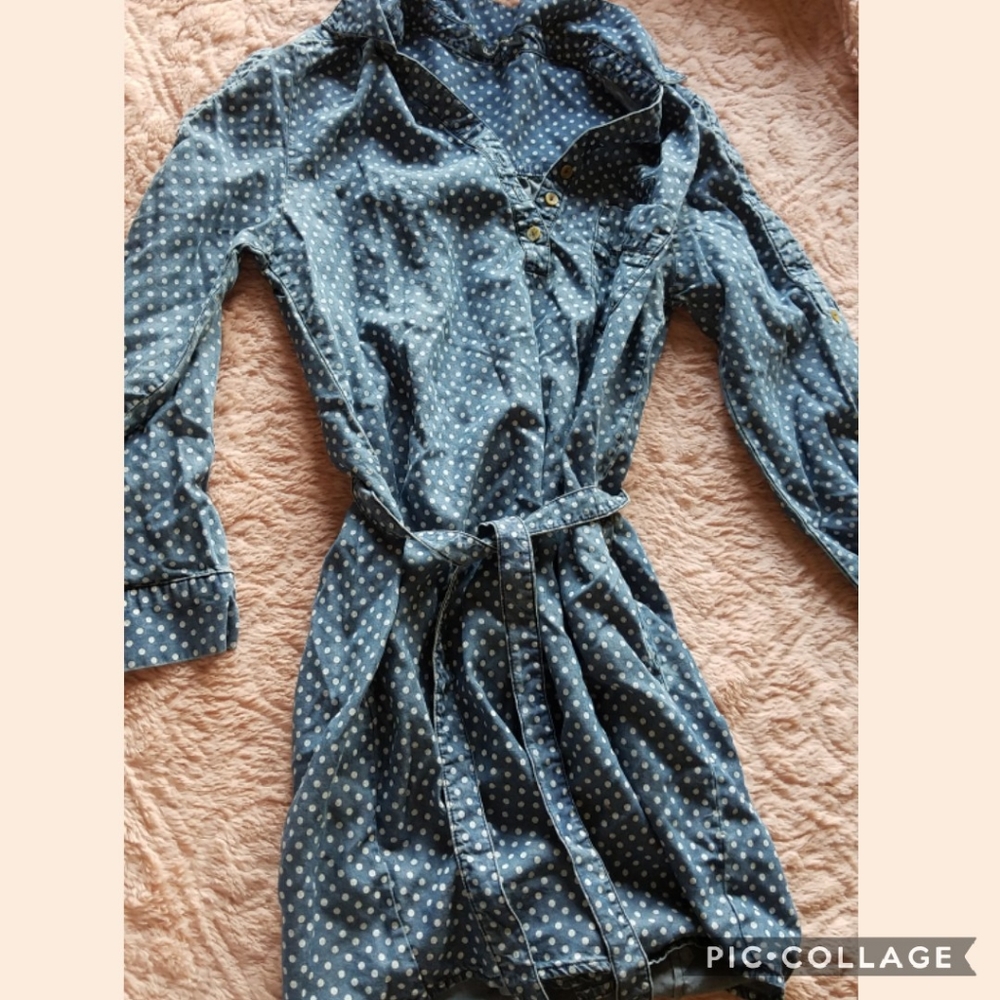 velvet heart denim dress size medium